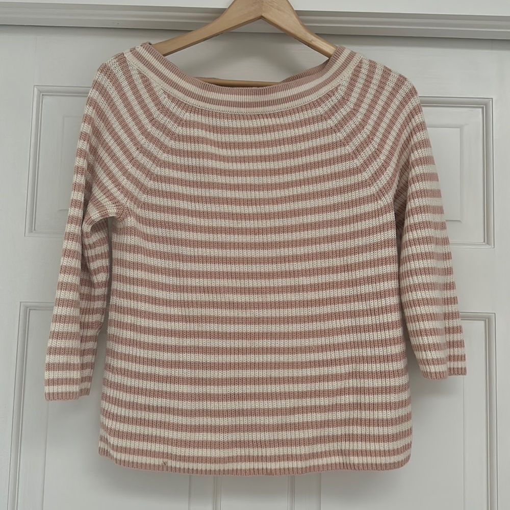 Jcrew Boat Neck striped sweater